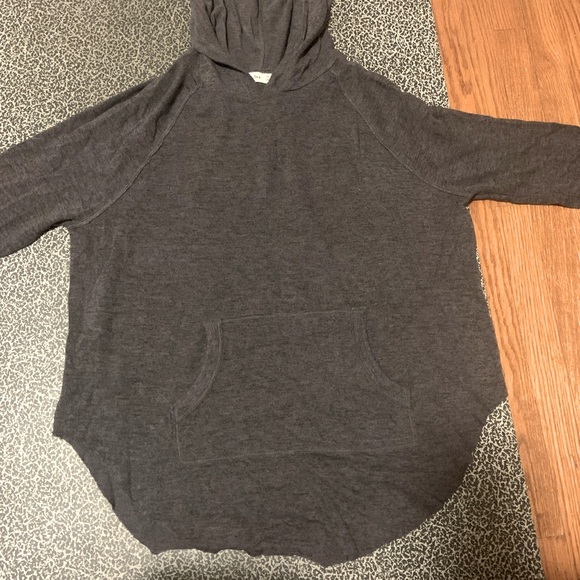 TNA Thermal Hoodie Shirt in Grey size xs - Picture 2 of 5